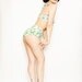 SALE Perennial Pastel Floral Faux Tie Halter Highwaisted Retro Pinup Bikini Set (XS, LAST one)