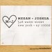 CUSTOM ADDRESS STAMP - Eco Friendly & self inking, gifts for wedding, housewarming, etsy labels, return address stamp "Heart 1"