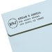 CUSTOM ADDRESS STAMP - Eco Friendly & self inking, gifts for wedding, housewarming, etsy labels, return address stamp "Name38 - typewriter"
