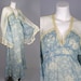 GUNNE SAX 70's Vintage Black Label Dramatic Bell Sleeve Dress