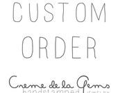 RESERVED LISTING - Custom Order for  chrissymm81