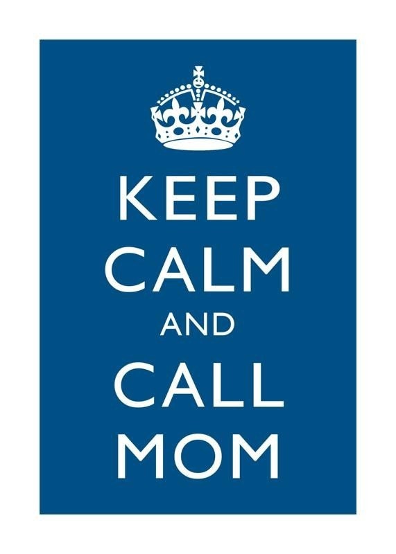 Keep Calm and Call Dad - 5 x 7 print - grass