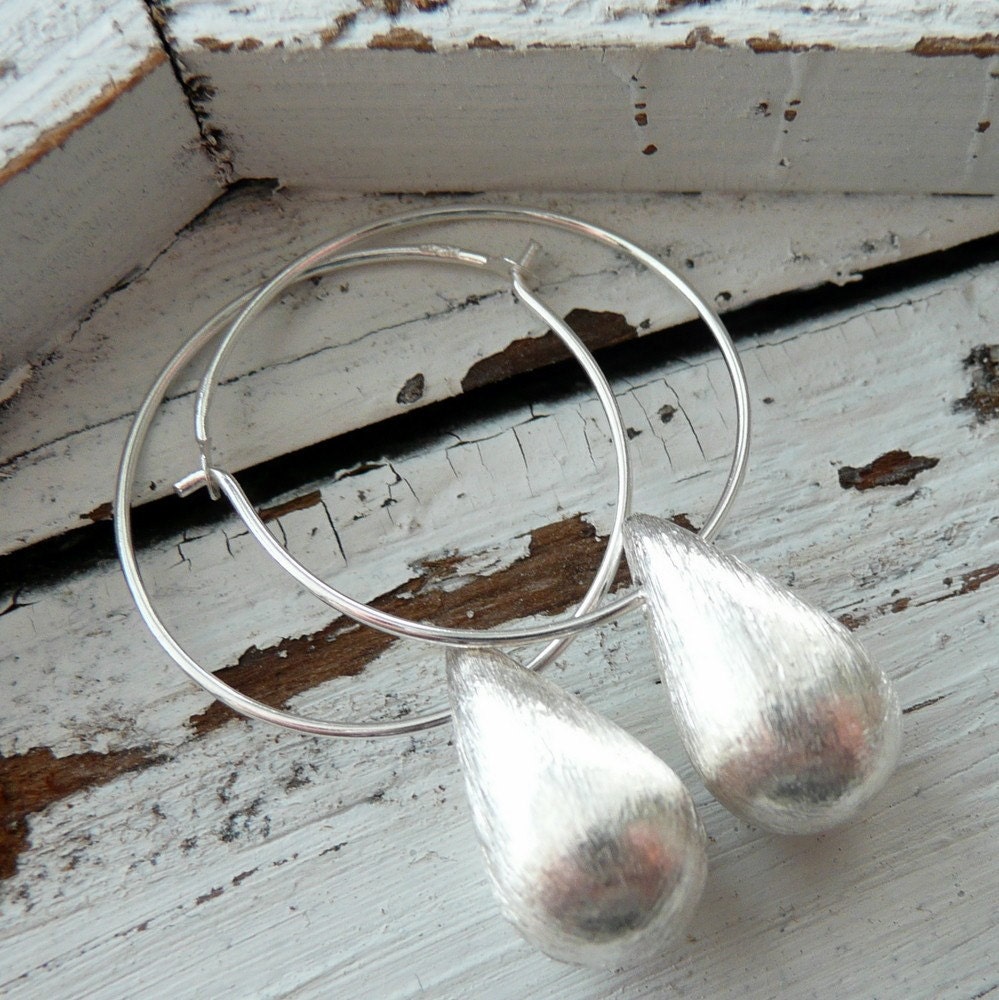 Tears of Silver Earrings - pinksnakejewelry