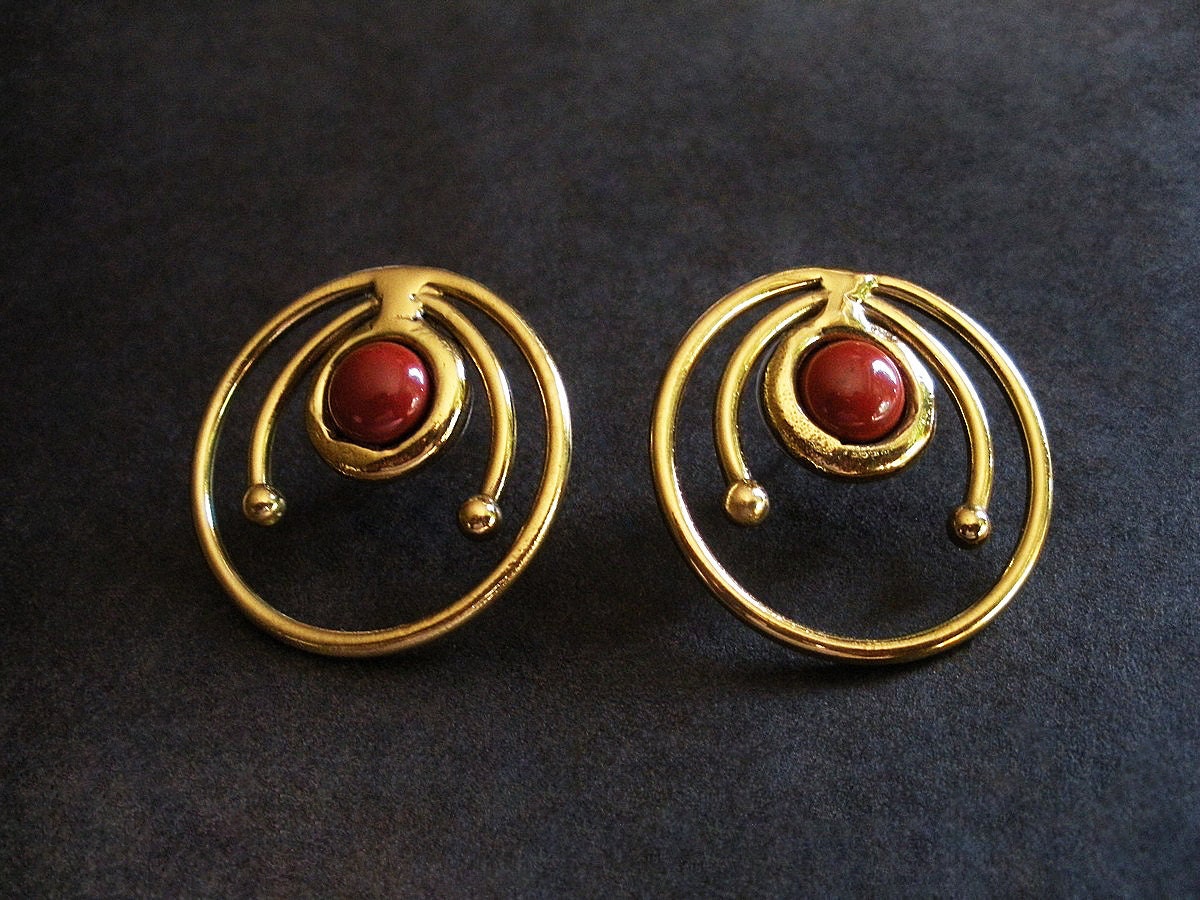 Jada African Brass Earrings