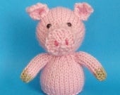 Pig Toy Knitting Pattern (PDF)