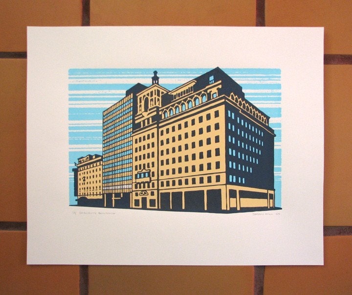 Icons of Phoenix - Security Building Screenprint