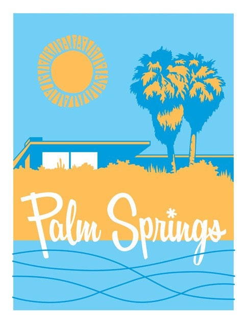 Palm Springs Travel Poster