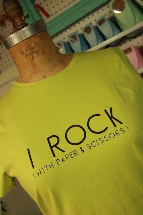 I Rock (With Paper and Scissors) T-Shirt
