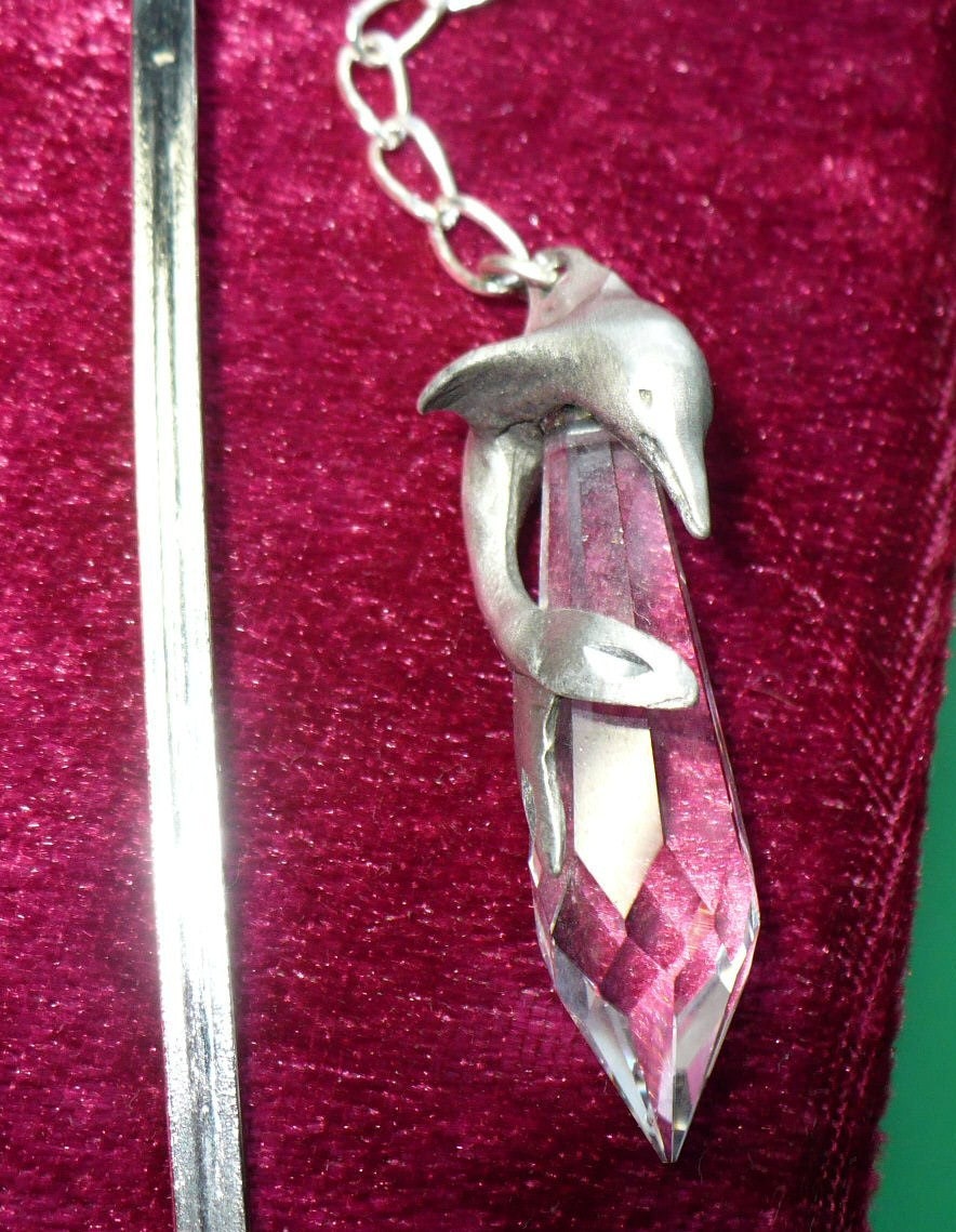 Bookmark Dolphin on Crystal