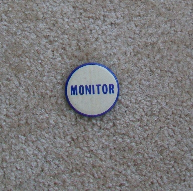 Hall Monitor Badge