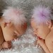 Marabou Puff Hair Clip Set of 3 Super Adorable Pick Your Colors
