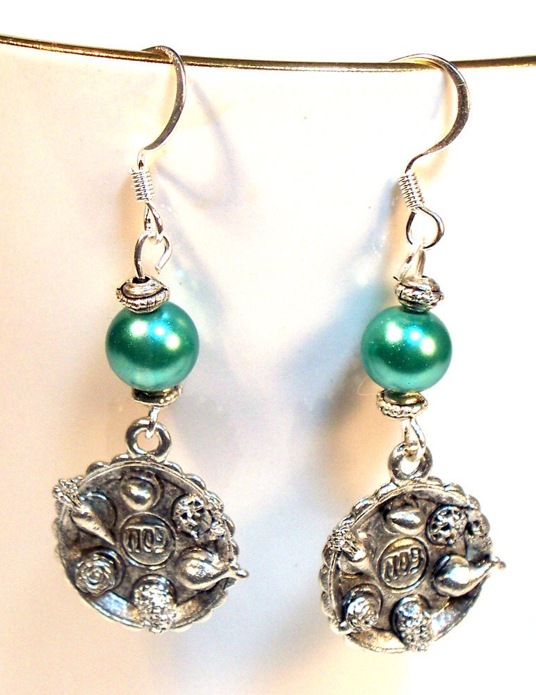 Passover Earrings - Seder Plate