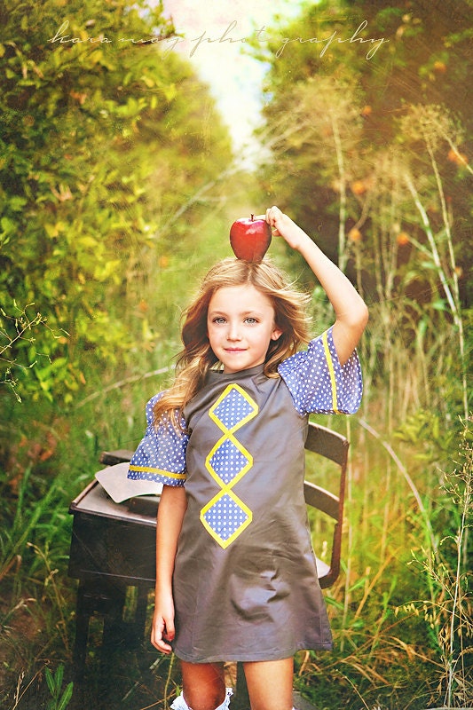 Retro 1960s  Style Brielle with diamonds dress-children clothing