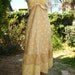 Cotton Hippie Dress Eyelet Lace Ribbon Handmade Earthy Country Prairie by elyse SIGNATURES