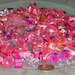 Assorted Vintage Pink Lucite Plastic Beads (B109)