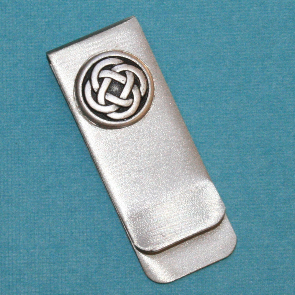Money / Card Clip - Celtic Knot, Small