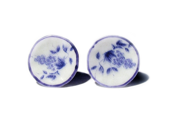 That Vintage - Tea Party Saucer Earrings - Gracey