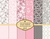 Mandy Digital Scrapbook Paper NEW Digital Paper pack for invites, card making, digital scrapbooking