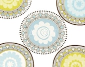 Decorative Circle Clip Art for commercial and personal use. Invites, cards, scrapbooking. (3)
