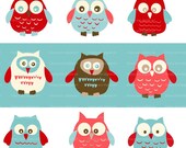 Clip Art Owls Stacey