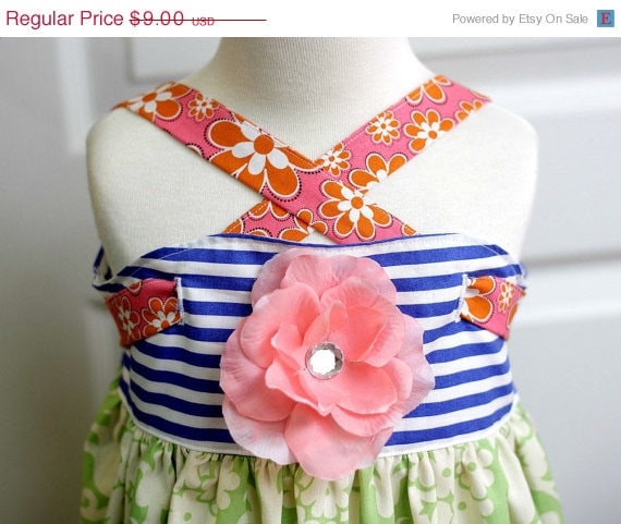 25% OFF SALE Whimsy Couture Sewing Pattern Tutorial ebook TIE Band Knot Top/Dress sizes nb through 12 girls Pdf