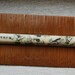 Antique Chinese Hand Painted Ox Bone Hair Comb