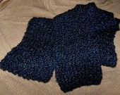 Loom Knit Scarf - Colonial Rich Deep Blues