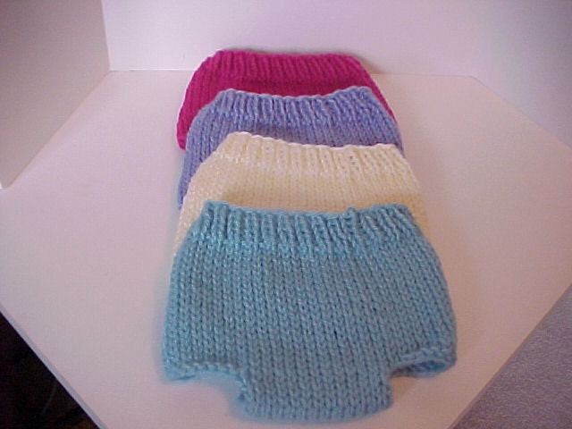 Diaper Covers  Knitted Newborn Choose your color.