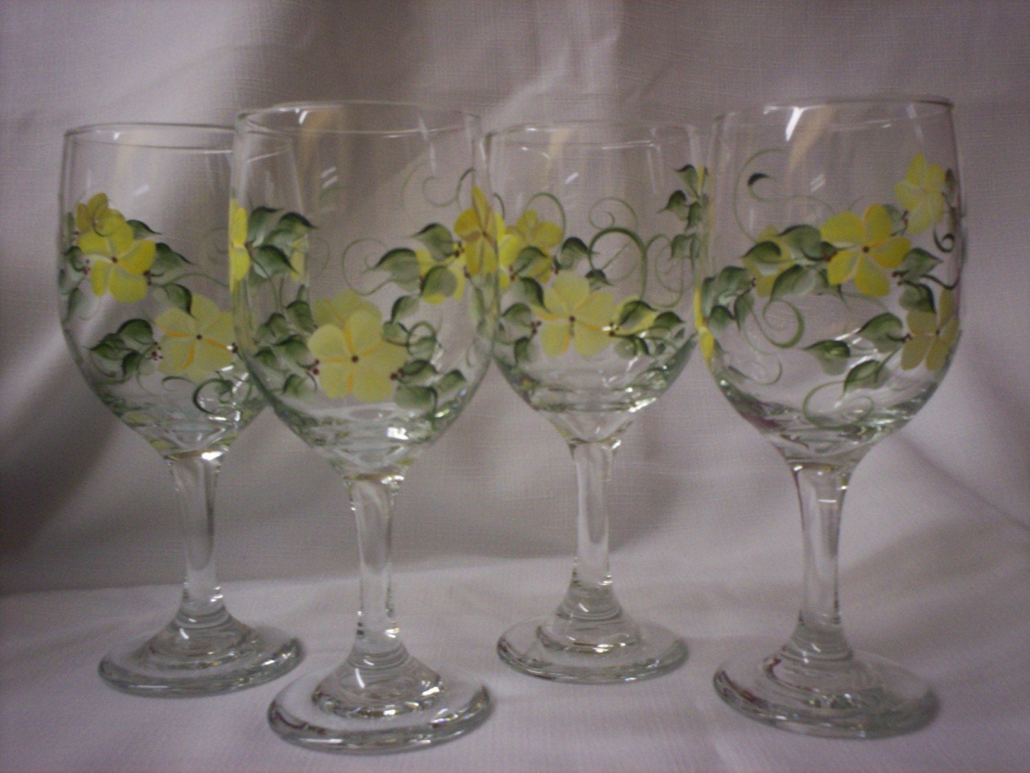 Springtime Wine Glasses