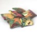 Polymer Clay Beads, Pillow Beads Forest Flowers Set 523