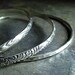 Sterling Silver Patterned Bangles Set of 3 - Nouveau Romance