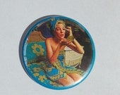 After shower-RETRO ad pocket mirror