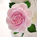 COUTURE CLAY - Light Pink David Austin Inspired Clay Rose Cake Flower