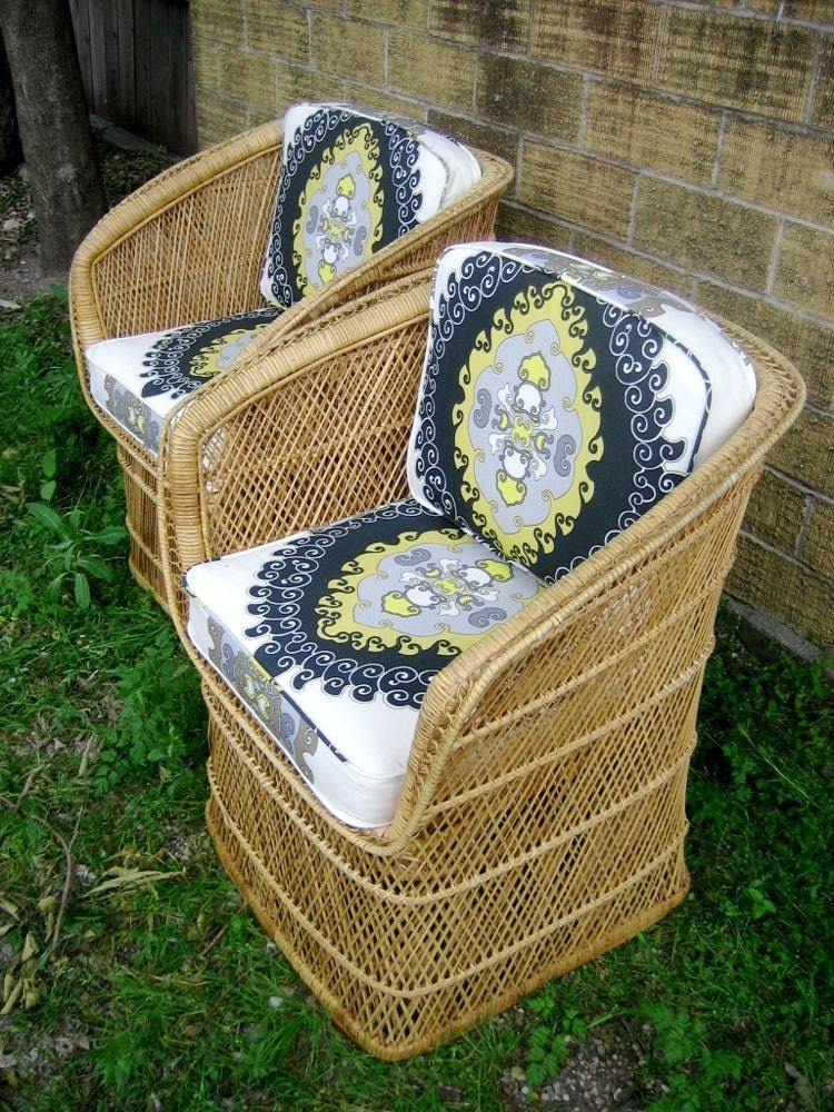 SALE Gypsy Basket Chairs (RESERVED FOR LESLIE)