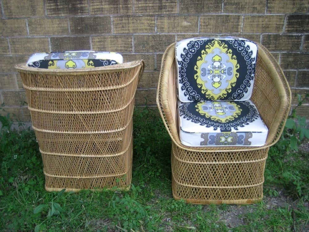 SALE Gypsy Basket Chairs (RESERVED FOR LESLIE)