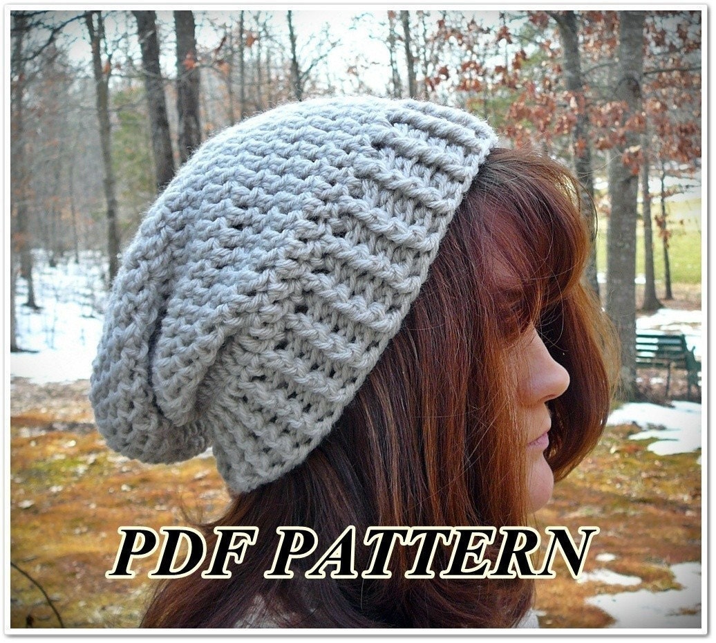 Crochet Pattern Doughboy A Slouch Hat
