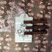 Decadent Brown Glittered Clothespin Magnets