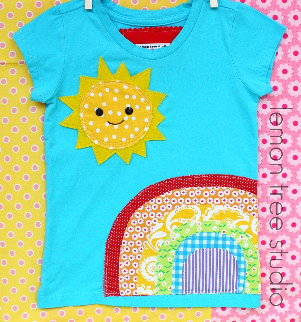 A Sunny Day (Embellished Shirt or Tunic) -- Chasing Rainbows Collection