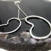 PKD Awareness Double Kidney Pendant Necklace in Argentium Sterling Silver