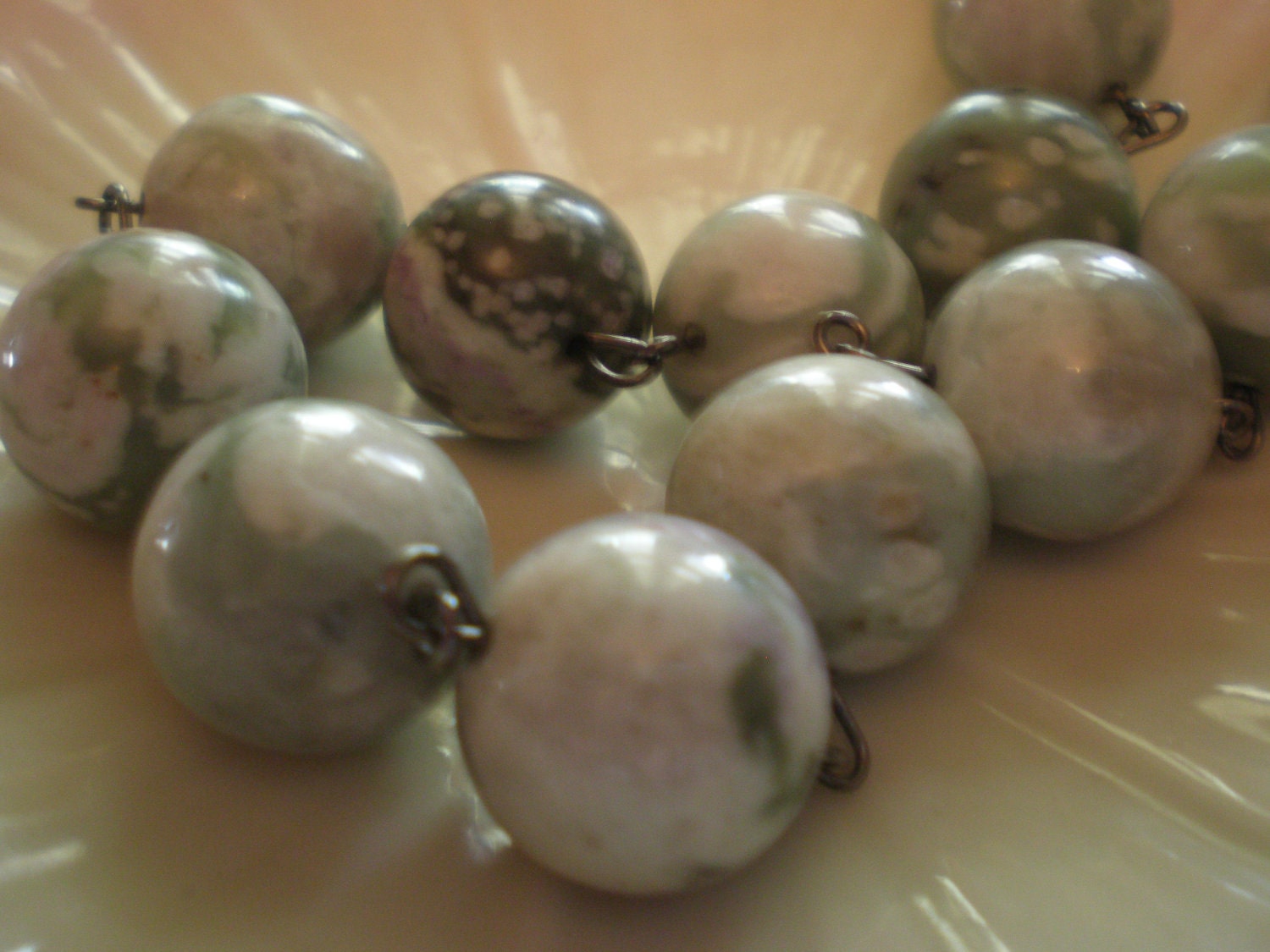 18-inch Shades of Green Necklace