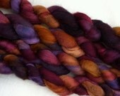 Handpainted Roving -- Blueface Leicester Wool