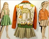 Back to school- 1960's style blazer and skirt set - Girl's size 4