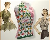 Danger BonBons - 1950's style surplice blouse - Women's size 6