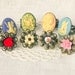 RESERVED FOR CARMEN Flower Filigree ring, beige daisy flower, english garden, rétro style, Autumn colors