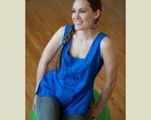Watershed  Blue Tissue Silk Tank