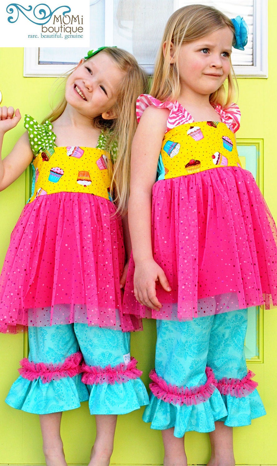 Cupcake Party Remix 2 piece set......Momi boutique