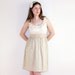 Flowers and Cream Pleated Collar Dress