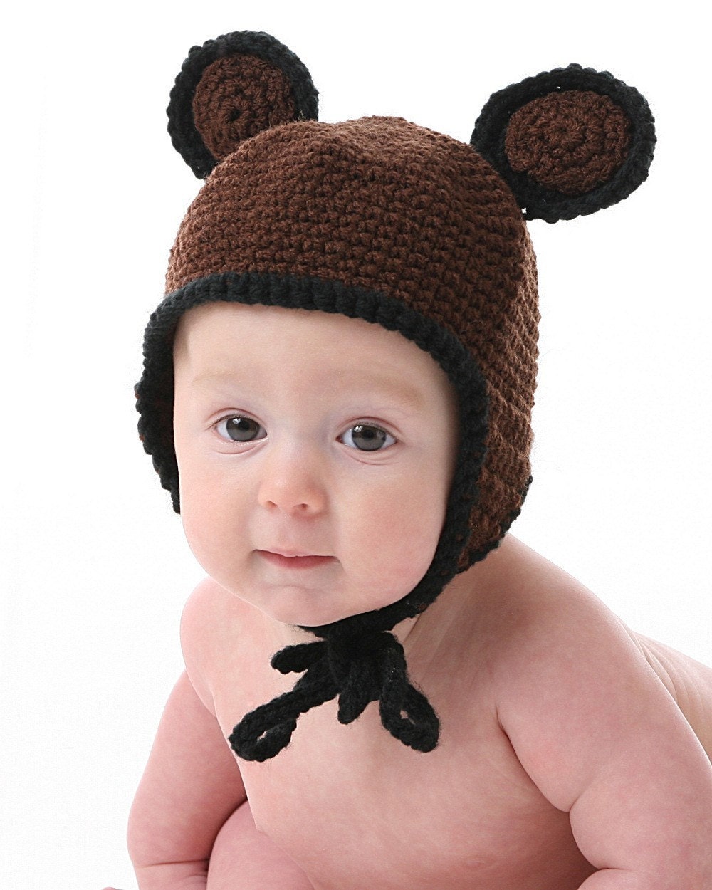Brown Bear Hat Crochet Pattern