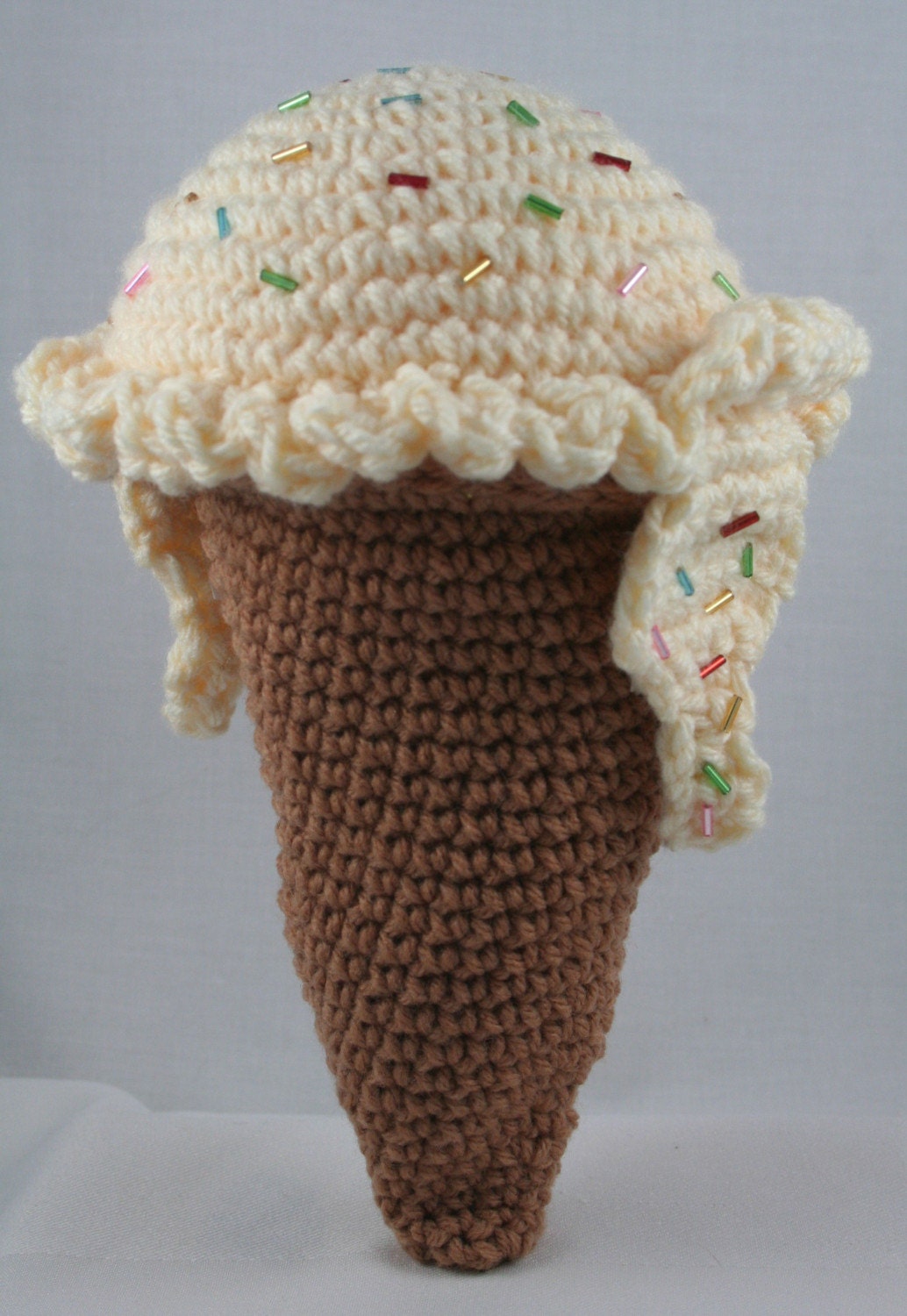 Ice Cream Cone Purse Crochet Pattern - Instant Download