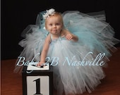 Baby and Toddler Flowergirl Portrait Wedding Tutu Dress